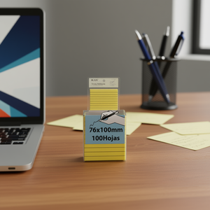 Ilan Foglietti Adesivi 76x100mm Gialli 100 Fogli - Product Image 3