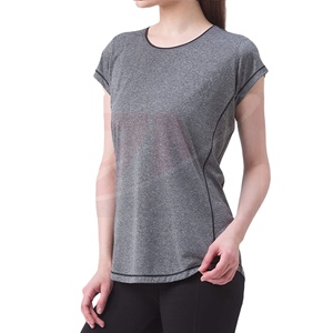 T-shirt en coton uni pour femme, coupe classique, tissu respirant et doux, décontracté, à porter au quotidien, look simple et basique, tendance estivale - Product Image 1