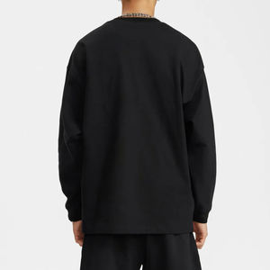 T-shirts personnalisés à manches longues grande taille pour hommes 2026 – T-shirt épais 100 % coton à manches longues surdimensionné pour garçons, femmes et étudiants - Product Image 2