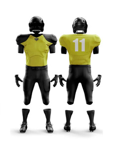Uniforme de football américain à double écusson pour une durabilité accrue - Product Image 6