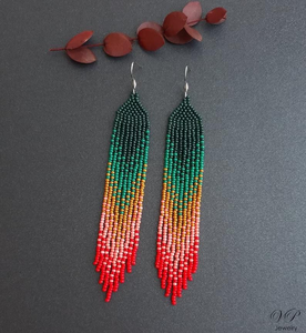 Joyería Colgante de Moda con Forma de Corazón Clásica, Ligera, Bordada a Mano con Cuentas, de la India, para Fiestas y Ocasiones Especiales, MULTI - Product Image 5