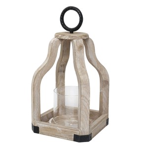 Lanterne porte-bougie en bois très vendue pour centre de table de mariage, éclairage intérieur, décoration de chambre, ou cadeau - Product Image 6