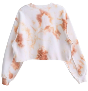 OEM ODM Wholesale Girls' Printed Cropped Short Sleeve Fleece Waterproof Breathable Sweatshirt Oversized Casual Pullover <b>Crop</b> <b>Top</b> - Product Image 2