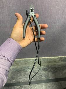 Pince de mise à la terre pour la soudure de bijoux permanents et de chaînes fines avec câble de 3 pieds, connexion sécurisée, rouge ZetomedPro - Product Image 4