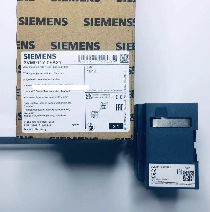 3VM9117-0FK21 3VM9117-0EK11 дверная муфта Поворотная op. Мех. Стандарт IEC IP65 с дверной блокировкой, аксессуар для: 3VM 100/160