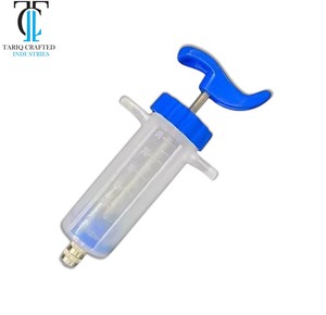 Seringue de vaccination pour bétail, réutilisable, stérile, seringue d'injection pour animaux, fabricant OEM TARIQ CRAFTED INDUSTRIES 20ml/50ml/10ml - Product Image 2