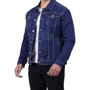 Men Casual Blue Jeans Winter <b>Jacket</b> Lightweight Warm Outerwear Stylish for Winter <b>Travel</b> and Daily Use - Product Image 2