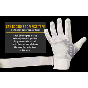 Guantes de Bateo de Béisbol Elite, Palma de Cuero Premium, Transpirables, Cómodos, Guantes Deportivos, Personalizables OEM ODM, Marca Privada - Product Image 6