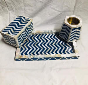 ทําด้วยมือตกแต่ง Bakhoor Burner สําหรับบ้านการใช้งานโรงแรมกระดูกฝังธูปพร้อมถาดคุณภาพดีที่สุดโดย LUXURY CRAFTS - Product Image 4