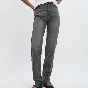 Proveedor de Ropa al por Mayor, Jeans de Mezclilla Deslavados, Rotos y Casuales para Mujer, Estilo Urbano, Exportación de Fábrica - Product Image 3
