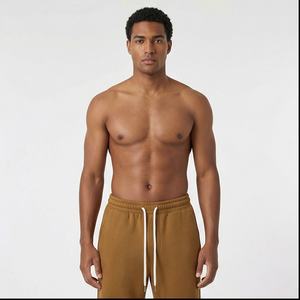 กางเกงสเวตเตอร์ผ้าคอตตอนสำหรับผู้ชายกางเกงสเวตเตอร์ทรงหลวมใส่พอดีตัวสำหรับสตรีทแวร์ผ้าคอตตอน - Product Image 1