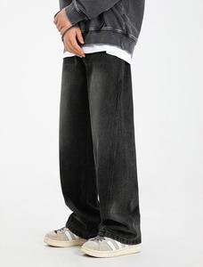 HANO 2024 Nouveau pantalon cargo droit en toile respirante pour femme, avec coutures à nœuds, taille mi-haute élastique, à lacets, non tissé, coupe ample, collection printemps - Product Image 1