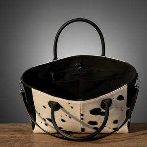 Bolso Tote de Cuero Vacuno de Primera Calidad, con Asa Suave, Doble Bolsillo Trasero, Estilo Artesanal, LTB-0410 - Product Image 2