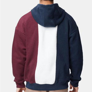 Vente en gros Sweat à capuche polaire ultra-épais pour homme, vert, tailles 2XL-5XL, en tissu mélangé épais - Product Image 3