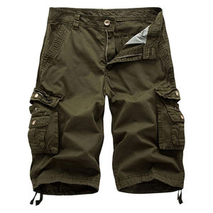 Pantalones Cortos Deportivos Cargo de Alta Calidad para Hombre, 100% Algodón, Transpirables, Tallas Grandes, Personalizables, para Verano - Product Image 5