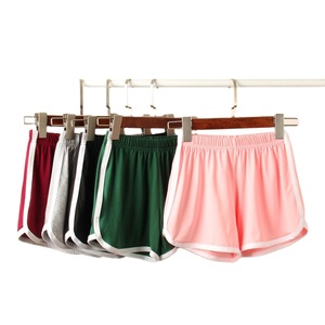 Custom Wholesale Women's <b>Athletic</b> Running Shorts Sexy Yoga Pants Breathable Booty Workout Shorts Hot Pattern Washed Technique - Product Image 1