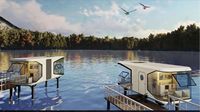 Capsula Spaziale Mobile di Lusso Personalizzata Resistente alle Intemperie, Mini Casa con Cucina e Bagno Completi, Modulo Prefabbricato per Hotel, Villa, Campeggio