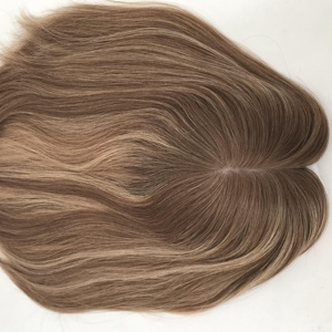 W22Kosher Certifié Prix d'usine Perruque Topper en cheveux humains vierges européens pour femmes, cuticules alignées, pour <span class=keywords><strong>Kippa</strong></span> juive - Product Image 2