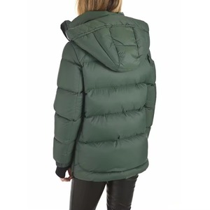 Chaqueta acolchada de invierno para mujer, personalizada de fábrica, con cierre de cremallera, impermeable, a prueba de viento, con relleno de burbujas, abrigo aislante, parka. - Product Image 6
