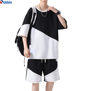 Conjunto de Verano Personalizado de Ropa Urbana para Hombre, Camiseta y Pantalones Cortos Transpirables de Alta Calidad, Conjuntos de Camiseta para Hombre, Estilo Urbano Juvenil - Product Image 1
