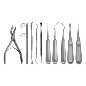 Kit de 20 Instrumentos Dentales para Cirugía Oral con Casete de Esterilización, Juego de Instrumentos Quirúrgicos Dentales de Acero Inoxidable de Grado Alemán - Product Image 5