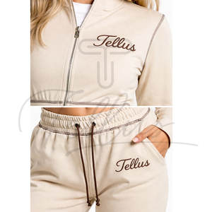 Chándal Ligero para Mujer, Chándal de Diseño para Mujer, Chándal con Logotipo Personalizado para Mujer, Ropa Casual - Product Image 4