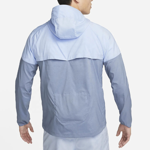 <b>Light</b> Blue <b>Waterproof</b> Windbreaker <b>Jacket</b> Blank Outdoor <b>Waterproof</b> Windbreaker for Men and Women Plus Size - Product Image 2