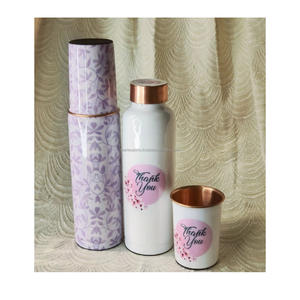 Botella de agua potable de cobre auténtico para uso diario que promueve el equilibrio natural, la digestión y las necesidades de hidratación. - Product Image 6