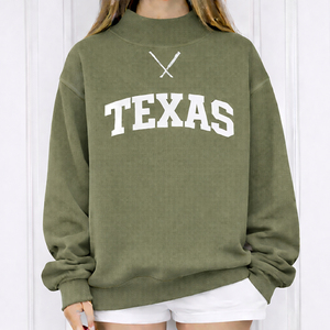 Sudadera personalizada para mujer, de cuello alto, estilo oversized, con ribetes y dobladillo en contraste, de tejido grueso tipo felpa. - Product Image 4