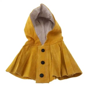Capuche de soudeur en cuir de vachette pleine fleur de qualité supérieure, résistante, ignifuge, résistance à la chaleur 500-1000°C, taille standard - Product Image 2