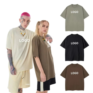Camiseta de Verano Personalizada al por Mayor, Teñida con Hilo, de Algodón/Fibra de Bambú, Ajuste Regular, con Estampado, Hombro Caído, Anti-Pilling, Estilo Canvas - Product Image 2