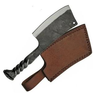 Cuchillo Medieval de Acero al Carbono de Alta Calidad, Forjado a Mano, Estilo Antiguo, con Mango Completo y Funda de Cuero - Product Image 5