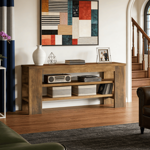 Consolle Lunga Moderna di Lusso in Legno Massello, Arredamento Contemporaneo per Ingresso, Appartamento, Hotel, Soggiorno - Product Image 6