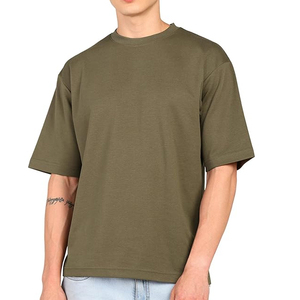 Camiseta de Hombre de Alta Calidad, 100% Algodón Orgánico, Corte Regular, Tejido Grueso de 320 g/m², Manga Corta, Ecológica, Transpirable, Estilo Urbano - Product Image 1