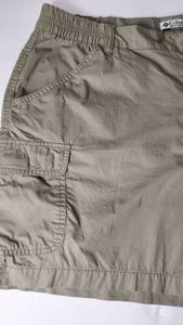 Shorts de Senderismo para Mujer, 100% Algodón Orgánico, Tallas Personalizadas, Color Caqui Beige, con Bolsillos - Product Image 6