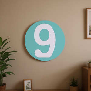 Ilan Numero Decorativo 9 11Cm Per Decorazione Casa - Product Image 3