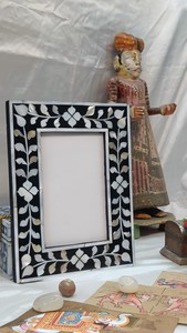 Premium Bone Inlay Wooden Photo <b>Frame</b> Handmade Mosaic Custom Modern Classic Decorative Portrait Display <b>Frame</b> Home Decor - Product Image 3