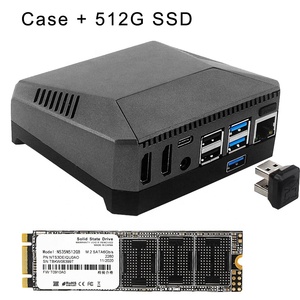 Raspberry Pi 4 Vỏ Hợp Kim Nhôm Argon Một Bảng Mở Rộng SSD M.2 Với Quạt Làm Mát Cho Raspberry Pi 4 Module B - Product Image 5