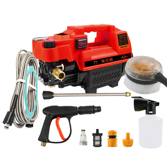 2800 W  (200-330 Bar) Car Pressure Washer with Pressure Control Knob and Water Proof