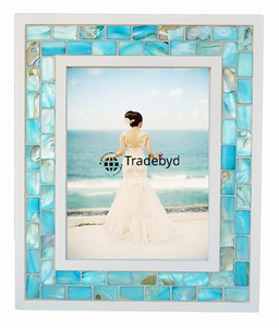 กรอบรูปฝังมุกหรูหรา งานฝีมือเคลือบเงา ตกแต่งบ้าน โดย Tradebyd - Product Image 1