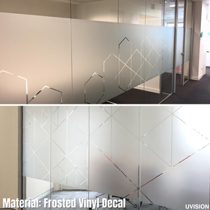 Film de fenêtre givré imprimé UV pour la décoration du verre, autocollant vinyle pour la confidentialité pour le bureau, la maison et les espaces commerciaux - Product Image 6