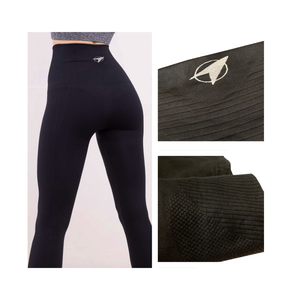 กางเกงโยคะกราฟีนระบายอากาศ ดับกลิ่น ระบายความร้อนได้ดี ดีไซน์สวย สีพื้น เอวสูง ยืดหยุ่น ป้องกันแบคทีเรีย - Product Image 3