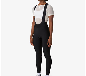 Cuissardes de cyclisme noires pour femmes, ajustées, anti-humidité, longues, rembourrées, séchage rapide, respirantes, écologiques - Product Image 4