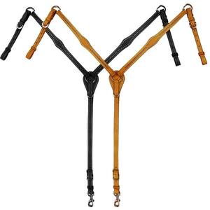 Genuine Leather Western Horse Breast Collar Pink <b>Swarovski</b> Crystal Inlaid Premium Leather Horse Tack Durable Riding Gear Set - Product Image 6