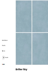คอลเลคชั่นรัสติก 600x1200 กระเบื้องพอร์ซเลนสีน้ำเงินเต็มแผ่น - Product Image 2