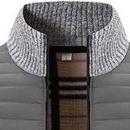 Chaqueta Bomber de Punto con Cuello Alto, Diseño Moderno, Transpirable y Cálida, Ropa de Invierno para Mujer, Superventas - Product Image 2