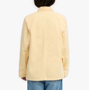 Chaqueta de Trabajo de Lona de Algodón Resistente, Impermeable, Transpirable, Estilo Vintage, con Cuello Camisero y Corte Holgado, Venta al Por Mayor - Product Image 4