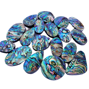 Concha de Abulón Natural Certificada, Piedra Cabujón Multicolor, Gema de Alta Calidad al por Mayor para la Fabricación de Joyas - Product Image 1