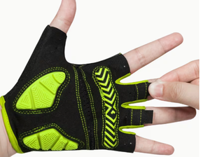 Gants de sport sans doigts personnalisés avec logo imprimé, antidérapants, durables, pour l'entraînement sportif, haute qualité, unisexe, vente en gros - Product Image 4