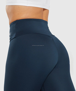 Gran oferta, pantalones de Yoga informales para gimnasio y entrenamiento físico para mujer, mallas deportivas de punto elásticas suaves de alta calidad, transpirables personalizadas - Product Image 6